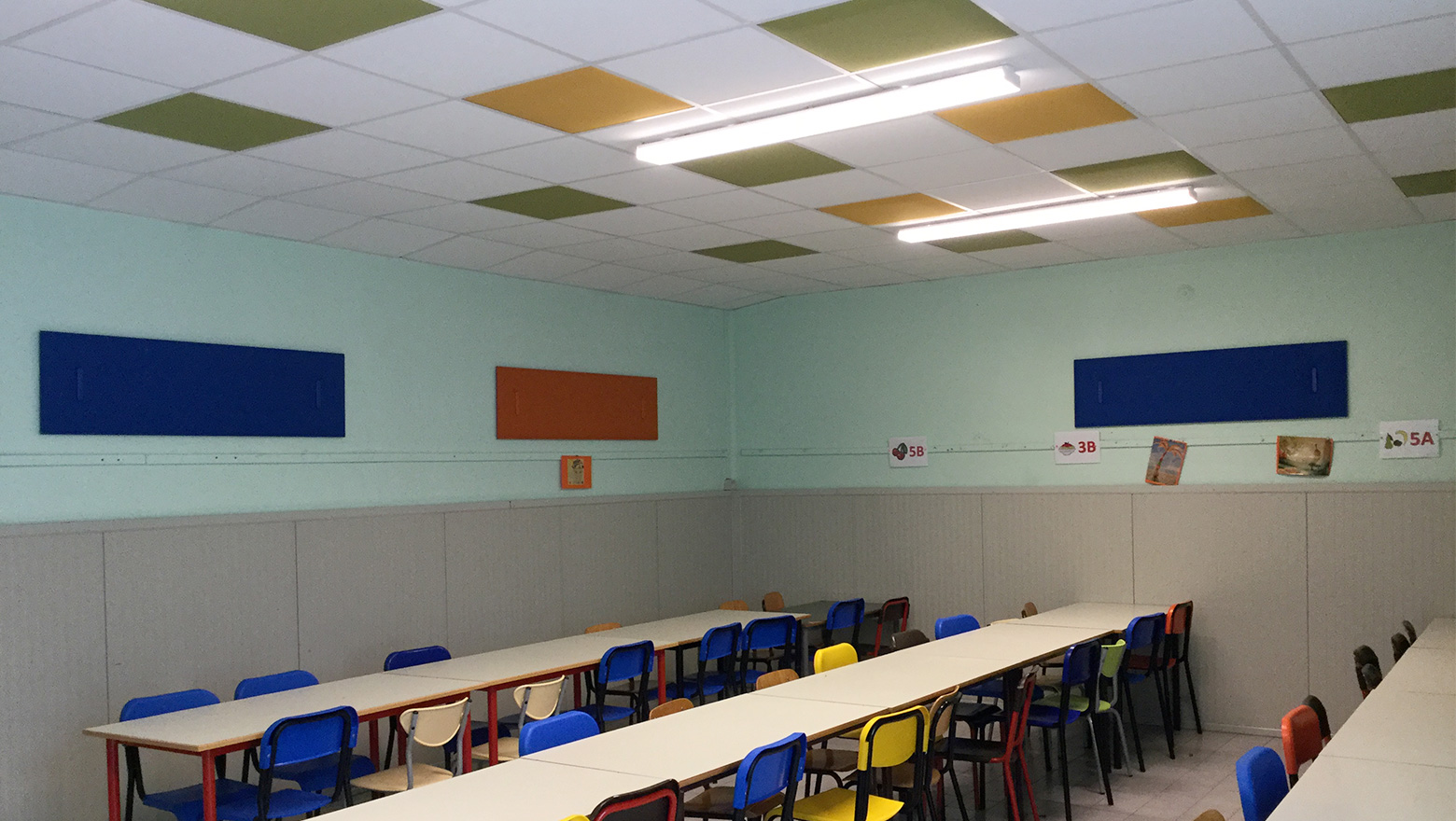 SCUOLA PRIMARIA “Don Milani” e “Bruno Buozzi” – Brandizzo (TO) – Aule Mensa